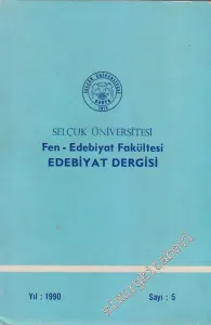 Selçuk Üniversitesi Fen - Edebiyat Fakültesi Dergisi  - 5