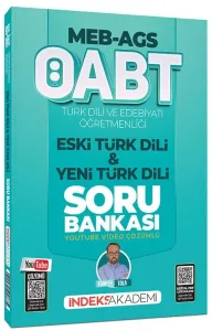 İndeks Akademi 2026 ÖABT MEB-AGS Türk Dili ve Edebiyatı Eski Türk Dili ve Yeni Türk Dili Soru Bankası Youtube Video Çözümlü