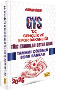 Makro Kitap 2026 T.C. Gençlik ve Spor Bakanlığı GYS Tüm Kadrolar Ortak Alan Tamamı Çözümlü Soru Bankası