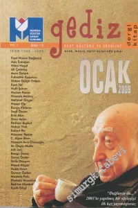 Gediz: 3 Aylık Kent Kültürü ve Edebiyat Dergisi - 3    1  Ocak