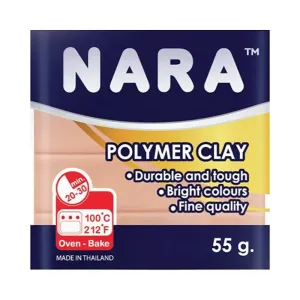 NARA POLYMER CLAY 55gr.CREME ( Polimer Kil )