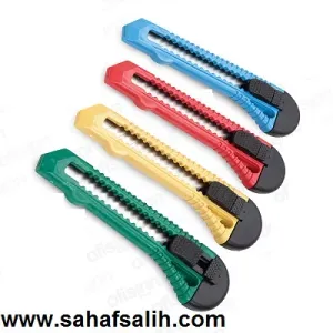 Büyük Maket Bıçağı Plastik FMB-28 Metal Ağızlı Ofica