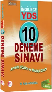 YDS İngilizce 10 Deneme Sınavı Ayrıntılı Çözüm ve Strateji Kitabı