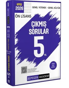 2026 KPSS Ön Lisans Genel Yetenek Genel Kültür Tamamı Video Çözümlü Çıkmış Sorular 5 Yıl