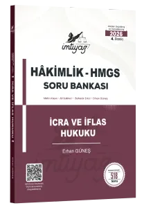 İMTİYAZ 2026 HMGS Hakimlik İcra ve İflas Hukuku Soru Bankası