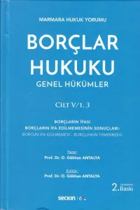 Borçlar Hukuku Genel Hükümler Cilt V 1-3