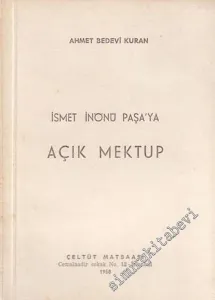 İsmet İnönü Paşa'ya Açık Mektup -        1958
