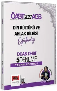 Yargı Yayınları 2027 MEB AGS ÖABT Din Kültürü ve Ahlak Bilgisi Öğretmenliği DKAB - DHBT Tamamı Çözümlü 5 Deneme
