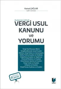 Vergi Usul Kanunu ve Yorumu