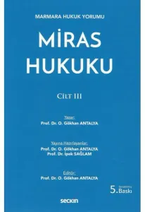 Miras Hukuku Cilt III