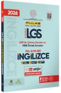 2026 8.Sınıf Full LGS Altın Seri İngilizce MEB Çıkmış Soru Bankası Modüler Seti PDF-Video Çözümlü
