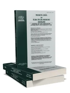 Legal Medeni Usul ve İcra İflas Hukuku Dergisi 2027 Yılı Aboneliği (3 Sayı)
