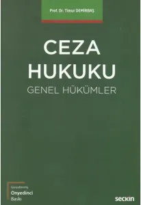 Ceza Hukuku Genel Hükümler