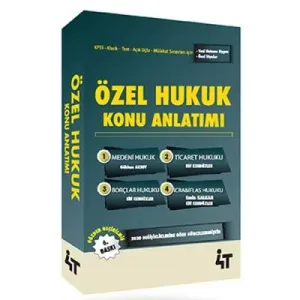 Özel Hukuk Konu Anlatımı