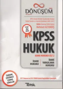 Dönüşüm KPSS Hukuk Kamu Hukuku Cilt 2