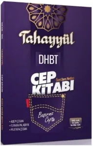 Tahayyül Yayınları DHBT Cep Kitabı Özet Ders Notları