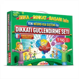 Adeda Dikkati Güçlendirme Seti 5. Sınıf 11 Yaş Neuro Via