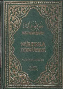 Mevkufat Mülteka Tercümesi - 4 Cilt Takım Eser 1. Hamur