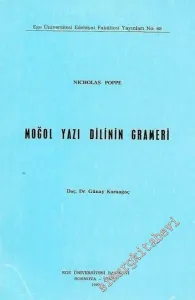 Moğol Yazı Dilinin Grameri -        1992