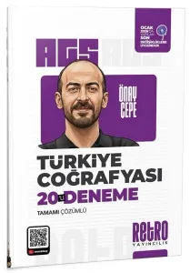 Retro Yayıncılık 2026 MEB-AGS Türkiye Coğrafyası 20 Deneme Çözümlü