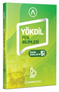Akın Dil YÖKDİL Fen Bilimleri Özgün Soru Bankası ve 5 Deneme
