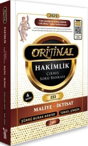 Yetki Yayınları 2025 Hakimlik Kaymakamlık KPSS İcra Müdürlüğü Maliye-İktisat ORJİNAL Çıkmış Soru Bankası