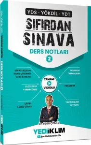Yediiklim Yayınları YDS YÖKDİL YDT Sıfırdan Sınava Tamamı Videolu Ders Notları 2. Kitap