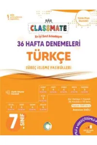 OKYANUS 7.Sınıf CLASSMATE 36 HAFTA TÜRKÇE DENEMELERİ