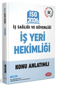 Data Yayınları 2026 İş Sağlığı Güvenliği (İSG) İş Yeri Hekimliği Konu Anlatımlı