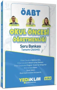 Yediiklim Yayınları 2027 MEB AGS ÖABT Okul Öncesi Öğretmenliği Tamamı Çözümlü Soru Bankası 3. Cilt