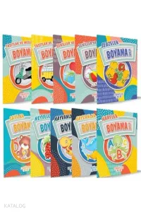 Boyama Kitapları (10 Kitap Takım)