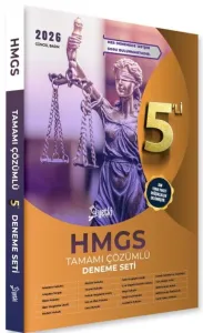 Yetki Yayınları 2026 HMGS Tamamı Çözümlü 5 Deneme