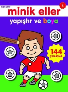 Minik Eller Yapıştır ve Boya;Mor Kitap