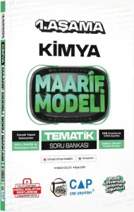 Çap Yayınları Üniversiteye Hazırlık Kimya Ders Platosu Maarif Modeli Tematik Soru Bankası 1. Aşama