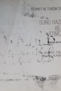 Sunu Hazırlama ve Yayınlama Ders Kitabı