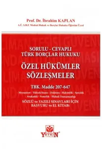 Özel Hükümler Sözleşmeler