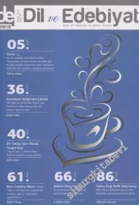 Dil ve Edebiyat Dergisi - Sayı: 50      Şubat