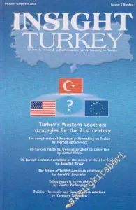 Insight Turkey: Quarterly Research and Information Journal Focusing on Turkey - Volume: 2 Number: 4      October - December  2000