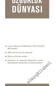 Özgürlük Dünyası Aylık Sosyalist Teori ve Politika Dergisi - Sayı: 282      Kasım