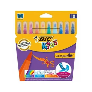 Bic KEÇELİ KALEM VİSA FIRÇA UÇ 10 LU