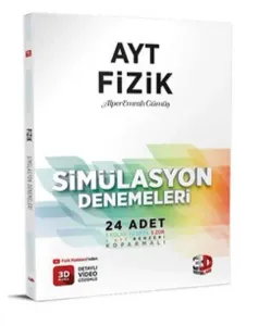 3D Yayınları 2023 AYT 3D Simülasyon Fizik Denemeleri