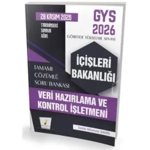 GYS 2026 İçişleri Bakanlığı Veri Hazırlama ve Kontrol İşletmeni