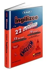 Aydın Yayınları LGS 8. Sınıf İngilizce 22 Deneme