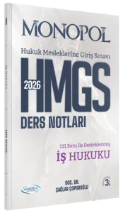 Monopol Yayınları 2026 HMGS İş Hukuku Ders Notları