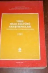 Türk Halk Kültürü Araştırmaları 1993