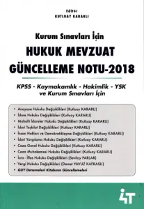 Hukuk Mevzuat Güncelleme Notu 2018