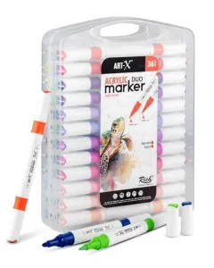 Art-x Akrilik Marker Duo 36lı  Set Akrilik Marker Set