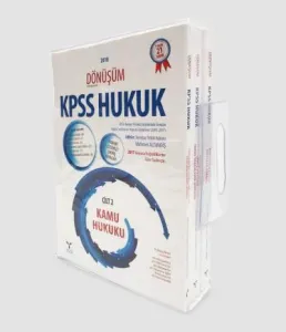 Dönüşüm KPSS -Cilt II- Kamu Hukuku (Modüler Set  - 3 Kitap)