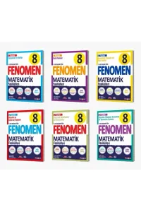 Fenomen 8. Sınıf Matematik Fasikülleri 6 Kitap Set