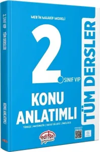 Editör 2. Sınıf VIP Tüm Dersler Konu Anlatımlı  2026